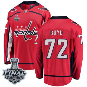 Travis Boyd Washington Capitals Fanatics Branded Breakaway Home 2018 Stanley Cup Final Patch Jersey (Red)