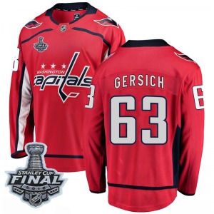 Shane Gersich Washington Capitals Fanatics Branded Breakaway Home 2018 Stanley Cup Final Patch Jersey (Red)