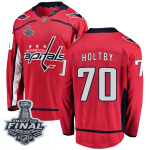 Braden Holtby Washington Capitals Fanatics Branded Breakaway Home 2018 Stanley Cup Final Patch Jersey (Red)