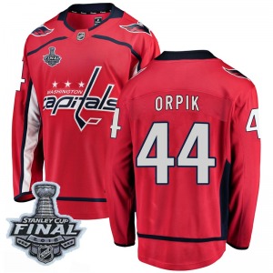 Brooks Orpik Washington Capitals Fanatics Branded Breakaway Home 2018 Stanley Cup Final Patch Jersey (Red)