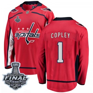 Pheonix Copley Washington Capitals Fanatics Branded Youth Breakaway Home 2018 Stanley Cup Final Patch Jersey (Red)