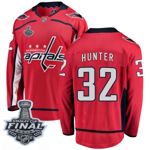 Dale Hunter Washington Capitals Fanatics Branded Youth Breakaway Home 2018 Stanley Cup Final Patch Jersey (Red)