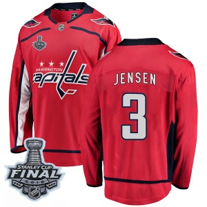Nick Jensen Washington Capitals Fanatics Branded Youth Breakaway Home 2018 Stanley Cup Final Patch Jersey (Red)