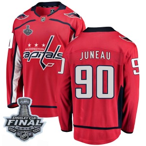 Joe Juneau Washington Capitals Fanatics Branded Youth Breakaway Home 2018 Stanley Cup Final Patch Jersey (Red)