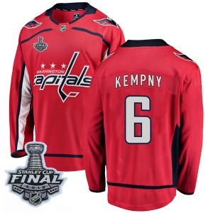 Michal Kempny Washington Capitals Fanatics Branded Youth Breakaway Home 2018 Stanley Cup Final Patch Jersey (Red)