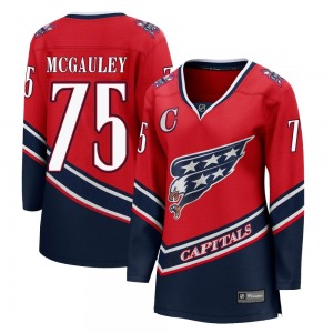Tim McGauley Washington Capitals Fanatics Branded Women's Breakaway 2020/21 Special Edition Jersey (Red)