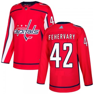 Martin Fehervary Washington Capitals Adidas Authentic Home Jersey (Red)
