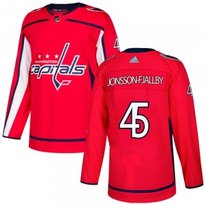 Axel Jonsson-Fjallby Washington Capitals Adidas Authentic Home Jersey (Red)