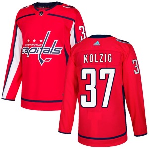 Olaf Kolzig Washington Capitals Adidas Authentic Home Jersey (Red)