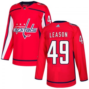 Brett Leason Washington Capitals Adidas Authentic Home Jersey (Red)