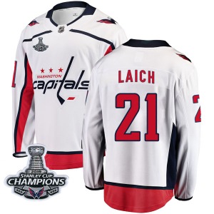 Brooks Laich Washington Capitals Fanatics Branded Breakaway Away 2018 Stanley Cup Champions Patch Jersey (White)