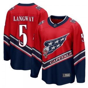 Rod Langway Washington Capitals Fanatics Branded Youth Breakaway 2020/21 Special Edition Jersey (Red)