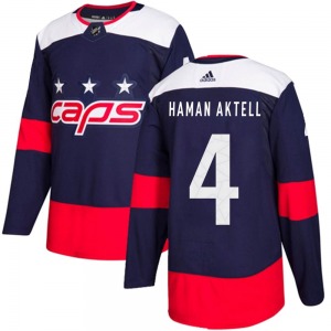 Hardy Haman Aktell Washington Capitals Adidas Authentic 2018 Stadium Series Jersey (Navy Blue)