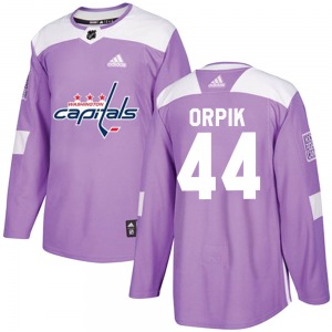 Brooks Orpik Washington Capitals Adidas Authentic Fights Cancer Practice Jersey (Purple)