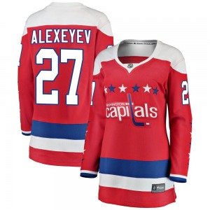Alexander Alexeyev Washington Capitals Fanatics Branded Women's Breakaway Alternate Jersey (Red)