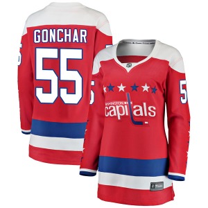 Sergei Gonchar Washington Capitals Fanatics Branded Women's Breakaway Alternate Jersey (Red)
