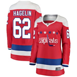 Carl Hagelin Washington Capitals Fanatics Branded Women's Breakaway Alternate Jersey (Red)