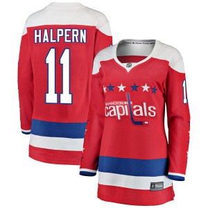Jeff Halpern Washington Capitals Fanatics Branded Women's Breakaway Alternate Jersey (Red)
