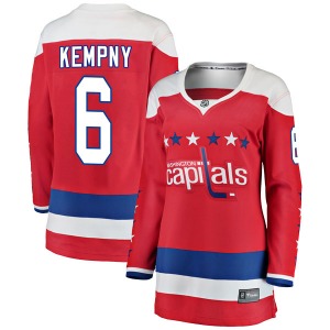 Michal Kempny Washington Capitals Fanatics Branded Women's Breakaway Alternate Jersey (Red)