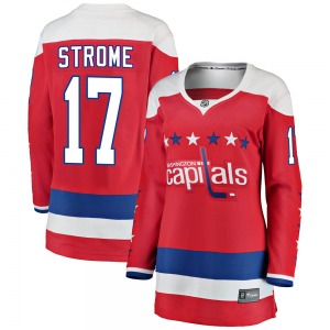 Dylan Strome Washington Capitals Fanatics Branded Women's Breakaway Alternate Jersey (Red)