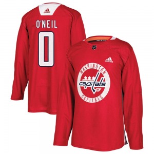 Kevin O'Neil Washington Capitals Adidas Youth Authentic Practice Jersey (Red)