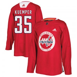 Darcy Kuemper Washington Capitals Adidas Authentic Practice Jersey (Red)