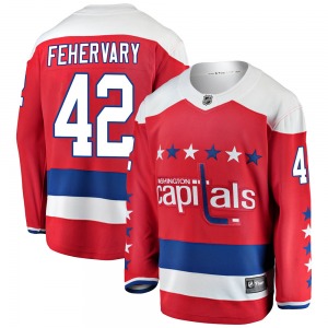 Martin Fehervary Washington Capitals Fanatics Branded Youth Breakaway Alternate Jersey (Red)