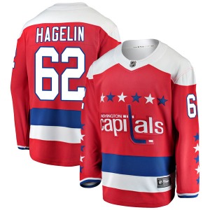 Carl Hagelin Washington Capitals Fanatics Branded Youth Breakaway Alternate Jersey (Red)