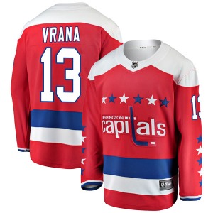 Jakub Vrana Washington Capitals Fanatics Branded Youth Breakaway Alternate Jersey (Red)