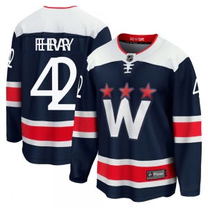 Martin Fehervary Washington Capitals Fanatics Branded Premier zied Breakaway 2020/21 Alternate Jersey (Navy)