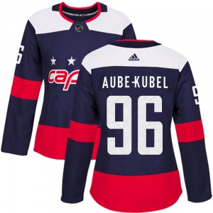 Nicolas Aube-Kubel Washington Capitals Adidas Women's Authentic 2018 Stadium Series Jersey (Navy Blue)