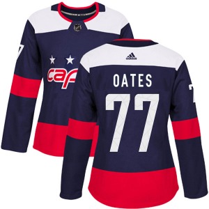 Adam Oates Washington Capitals Adidas Women's Authentic 2018 Stadium Series Jersey (Navy Blue)