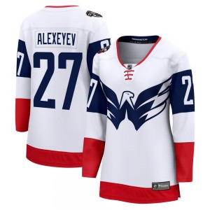 Alexander Alexeyev Washington Capitals Fanatics Branded Women's Breakaway 2023 Stadium Series Jersey (White)