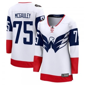 Tim McGauley Washington Capitals Fanatics Branded Women's Breakaway 2023 Stadium Series Jersey (White)