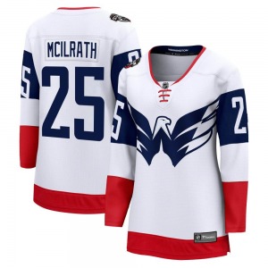 Dylan McIlrath Washington Capitals Fanatics Branded Women's Breakaway 2023 Stadium Series Jersey (White)