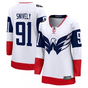 Joe Snively Washington Capitals Fanatics Branded Women's Breakaway 2023 Stadium Series Jersey (White)