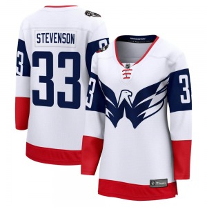 Clay Stevenson Washington Capitals Fanatics Branded Women's Breakaway 2023 Stadium Series Jersey (White)
