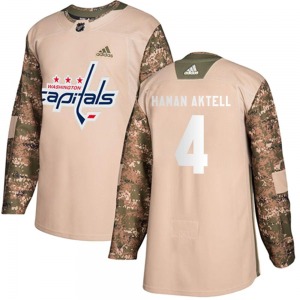 Hardy Haman Aktell Washington Capitals Adidas Authentic Veterans Day Practice Jersey (Camo)