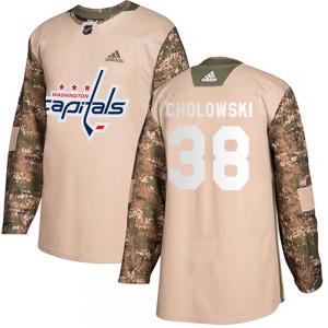 Dennis Cholowski Washington Capitals Adidas Authentic Veterans Day Practice Jersey (Camo)