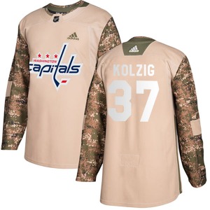 Olaf Kolzig Washington Capitals Adidas Authentic Veterans Day Practice Jersey (Camo)