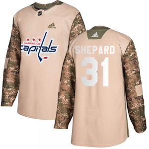 Hunter Shepard Washington Capitals Adidas Authentic Veterans Day Practice Jersey (Camo)