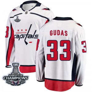 Radko Gudas Washington Capitals Fanatics Branded Youth Breakaway Away 2018 Stanley Cup Champions Patch Jersey (White)