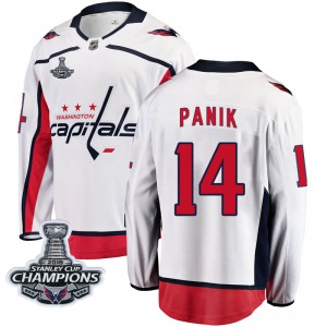 Richard Panik Washington Capitals Fanatics Branded Youth Breakaway Away 2018 Stanley Cup Champions Patch Jersey (White)