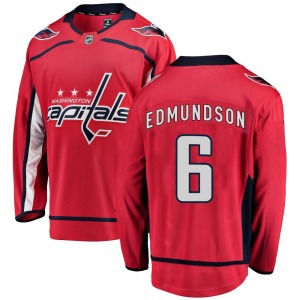 Joel Edmundson Washington Capitals Fanatics Branded Breakaway Home Jersey (Red)