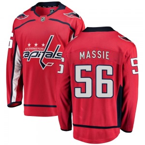 Jake Massie Washington Capitals Fanatics Branded Breakaway Home Jersey (Red)