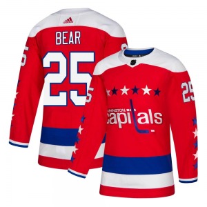Ethan Bear Washington Capitals Adidas Youth Authentic Alternate Jersey (Red)