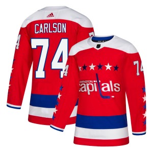 John Carlson Washington Capitals Adidas Youth Authentic Alternate Jersey (Red)