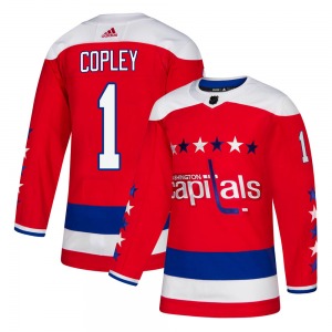 Pheonix Copley Washington Capitals Adidas Youth Authentic Alternate Jersey (Red)