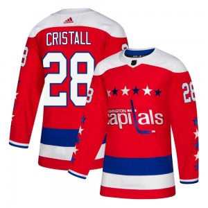 Andrew Cristall Washington Capitals Adidas Youth Authentic Alternate Jersey (Red)