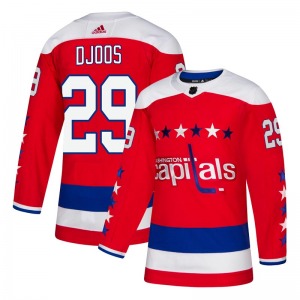 Christian Djoos Washington Capitals Adidas Youth Authentic Alternate Jersey (Red)